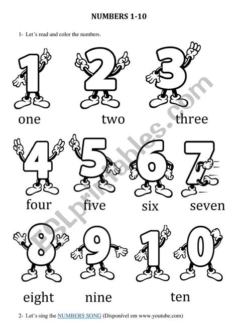 Counting 1 10 Worksheets - Worksheets For Kindergarten