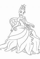 Free Printable Princess Tiana Coloring Pages For Kids sketch template