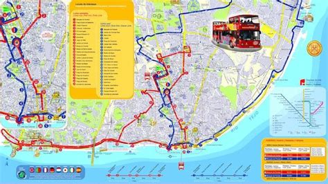 Hop On Hop Off Bus Lisbon Route Map - Map Poin