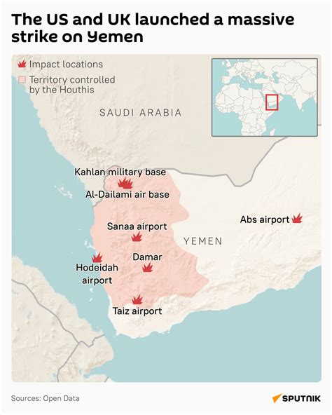 What Parts of Yemen Were Hit by US-UK Joint Strikes?