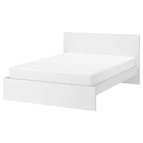 MALM bed frame, high, white, Double - IKEA