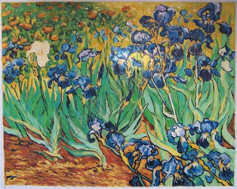 Irises - Van Gogh - oil painting reproduction - China Oil Painting Gallery