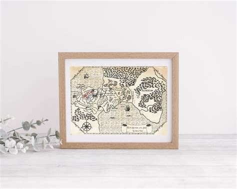 From Blood and Ash Map - Etsy