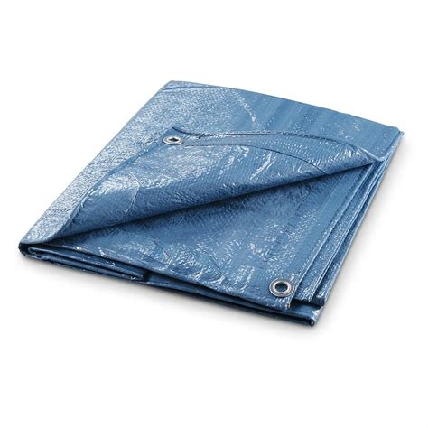 4-Pk. of 9x9' Polyethylene Tarps - 232462, Camping Accessories at ...