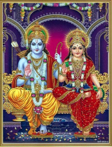 Lord Rama and Sita Blessing | Lord rama images, Rama image, Hanuman pics