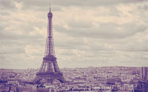 City Eiffel Tower Paris France Wallpaper [1920x1200]