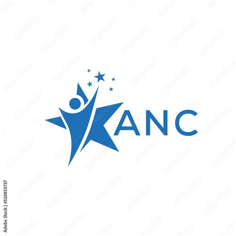 ANC Letter logo white background .ANC Business finance logo design ...