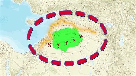 Syria Map . 32308622 Stock Video at Vecteezy