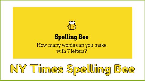 Spelling Bee Answers - Wordle Hints Today