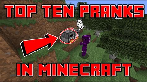 Top Ten Pranks in Minecraft! - YouTube