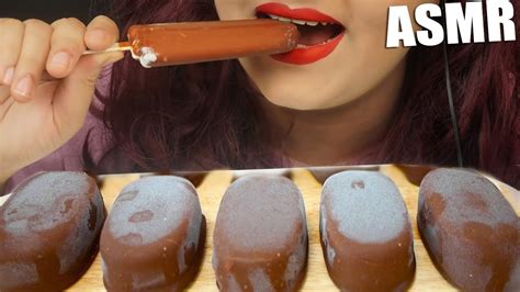 ASMR Eating Chocolate Ice Cream Bars, MILKA CHOCOLATE | (EATING SOUNDS) NO TALKING MUKBANG - YouTube