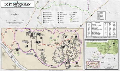 Lost Dutchman State Park Map