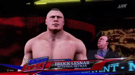 WWE 2K20 Brock Lesnar Entrance | Brock lesnar, Wwe, Wrestler