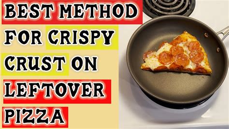 How to Reheat Pizza with a Perfect Crispy Crust - YouTube