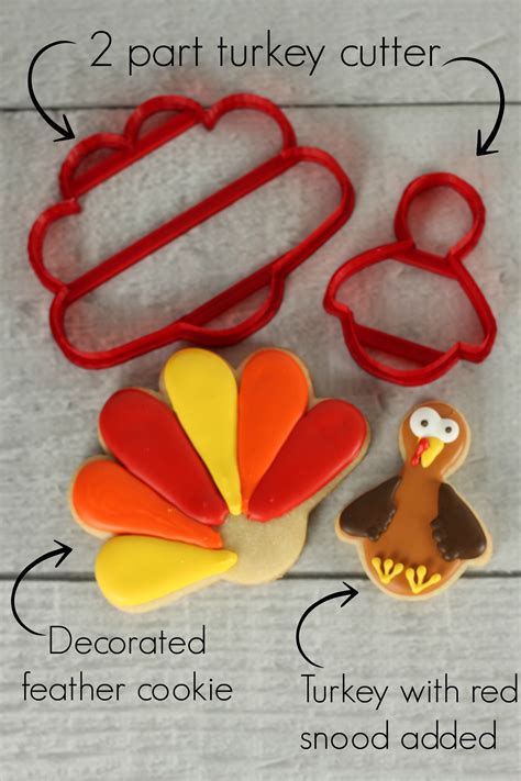 Thanksgiving Turkey Cookies | Lil' Miss Cakes