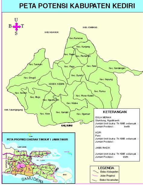 POTENTIAL MAP OF KEDIRI REGENCY