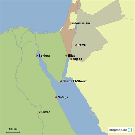 StepMap - Rotes Meer - Landkarte für Deutschland