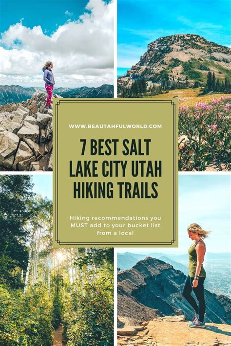 7 Top Salt Lake City Hiking Trails | Salt lake city utah, Salt lake city hikes, Utah hiking trails