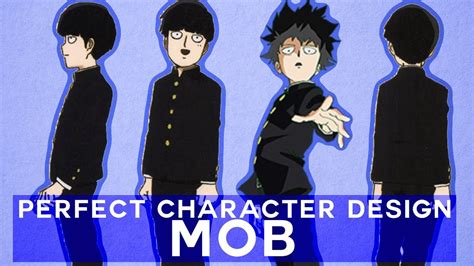 The Perfect Character Design of Mob from Mob Psycho 100 - YouTube