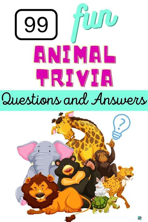 99 fun animal trivia questions and answers – Artofit