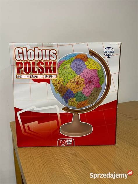 Globus 320mm mapa Polski administracyjno - fizyczna Warszawa ...