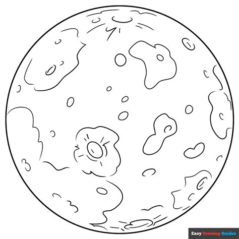 Mercury Coloring Page | Easy Drawing Guides