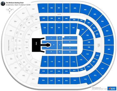 Amalie Arena Concert Seating Chart - RateYourSeats.com