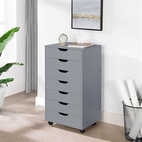 Reviews for HOMESTOCK Gray, 7-Drawer Office Storage File Cabinet on ...