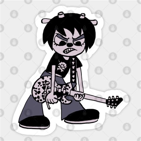 I draw rammy / dark lammy with her guitar / um jammer lammy - Parappa The Rapper - Sticker ...