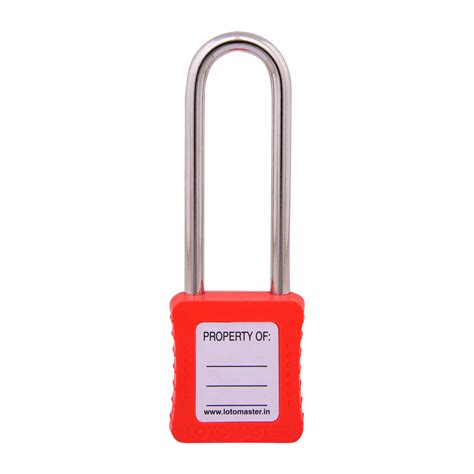 Safety Lockout Padlocks 2 Keyed Alike 75mm Red - LOTOMASTER