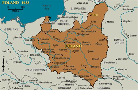 Poland 1933, Vilna indicated