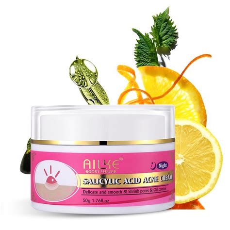 Salicylic Acid Soothing Anti-Acne Pimple Removing Acne Scar Removal Moisturizing Breakout ...