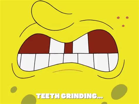 Nickelodeon Spongebob Squarepants Teeth Grinding GIF | GIFDB.com