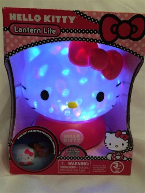 New HELLO KITTY Lantern Lite Starlight Projector Battery operated Night Light | Hello kitty ...