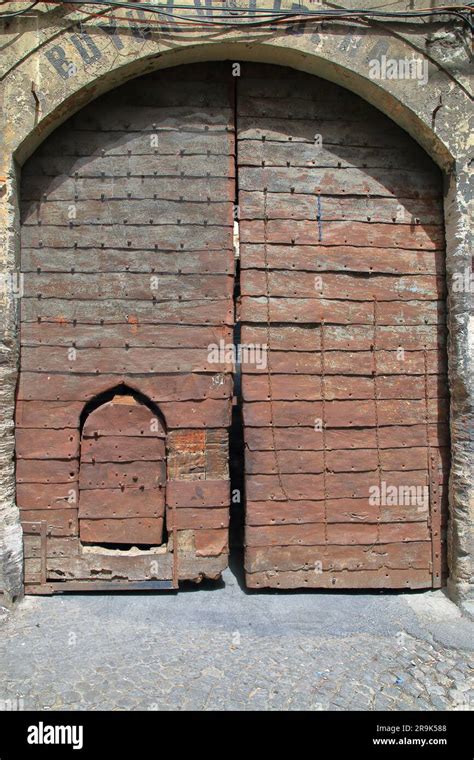 Photo taken in Turkey. The picture shows the ancient gate seen in Istanbul at the Grand Bazaar ...