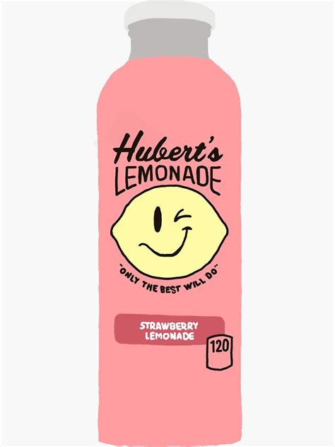 "Pink huberts lemonade sticker" Sticker for Sale by sunnystickersss ...