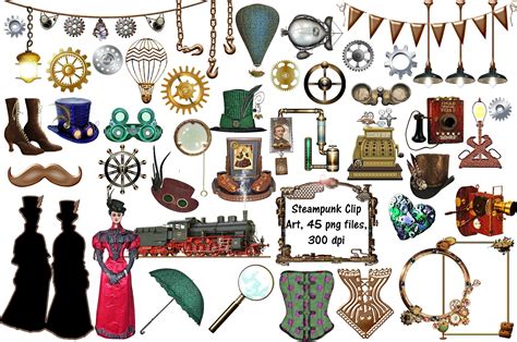 Steampunk clipart, Steampunk Transparent FREE for download on WebStockReview 2024