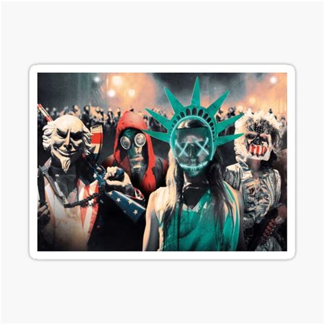 "The Purge Movie Poster" Sticker for Sale by kakeklegend | Redbubble