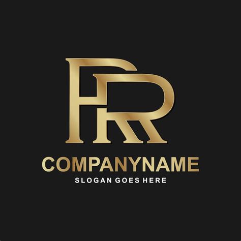 Premium Vector | A gold and black logo for a company called prnanana.