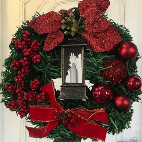 Christmas Savings Clearance! Cbcbtwo Christmas Wreath Decor, 10 inch ...