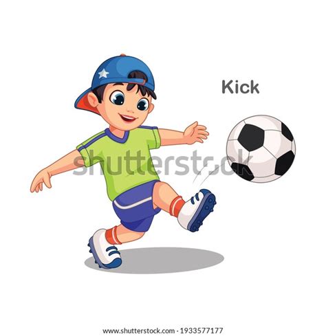 Soccer Kick Cartoon