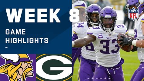 Vikings vs. Packers Week 8 Highlights | NFL 2020 - YouTube