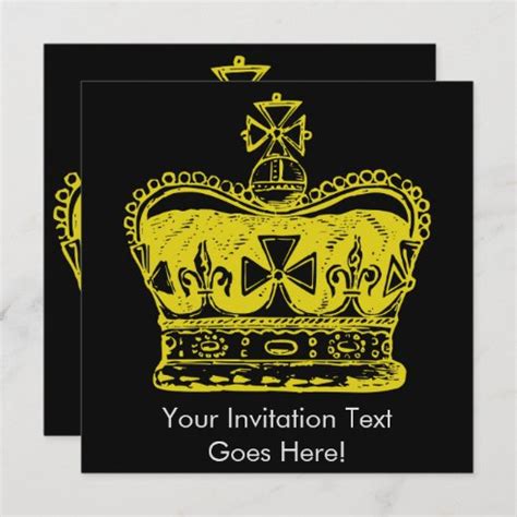 Coronation Invitations | Zazzle