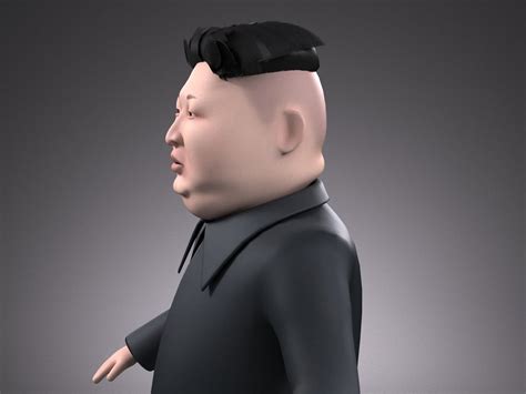 Kim Jong-Un (cartoon) 3D Model by SQUIR