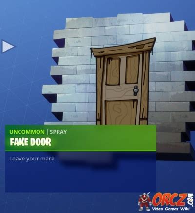 Fortnite Battle Royale: Spray Fake Door - Orcz.com, The Video Games Wiki