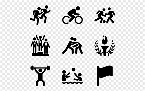 Olympic Games Computer Icons Sport Athlete, sports activities, text, racing png | PNGEgg