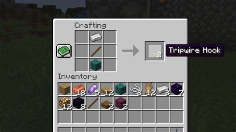 How to Make a Tripwire Hook in Minecraft | DiamondLobby