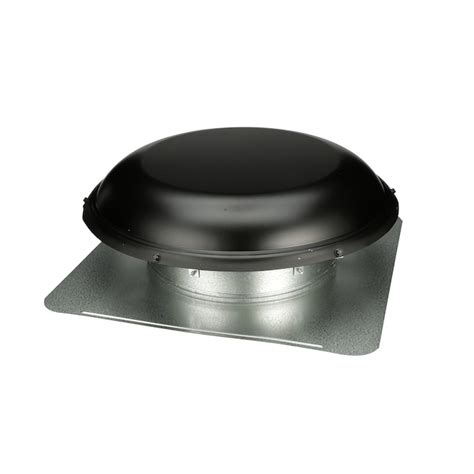 Air Vent Black Galvanized Steel Round Roof Louver in the Roof Louvers ...