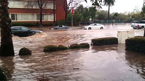 Driving through flooded San Diego, CA - YouTube