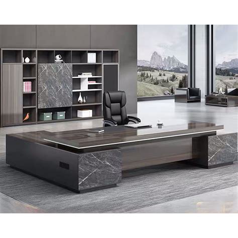 Luxury Foshan Custom CEO Table Office Wooden Table Executive Desk Modern Office Furniture ...